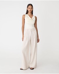 Forcast - Sabrina Cowl Neck Top