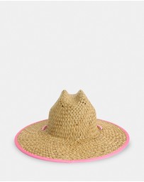 Roxy - Girls 8 to 16 Pina To My Colada Solid Straw Hat