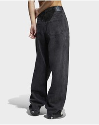 adidas Originals - Adilenium Barrel Leg Denim Pants Womens