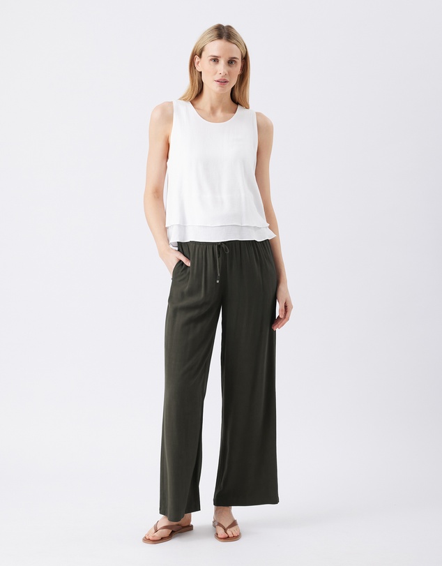 Ripe Maternity - Wide Leg Tencel Pant