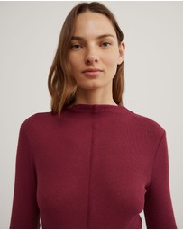 Witchery - High Neck Long Sleeve Top
