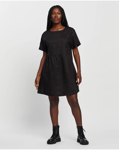 White By FTL - Zavi Linen Dress