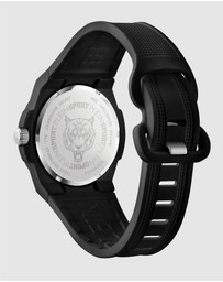 Plein Sport - Plein Laserstrike 42mm Black Dial and Black Silicone Strap