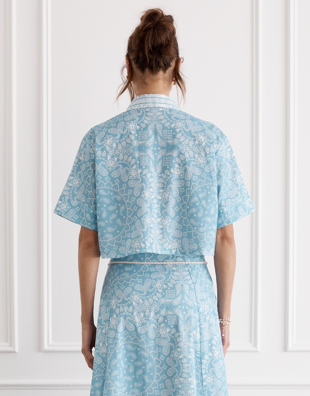 Heaven Australia - Chintz Remi Cropped Shirt