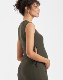 Ripe Maternity - Carol Rib A-line Dress
