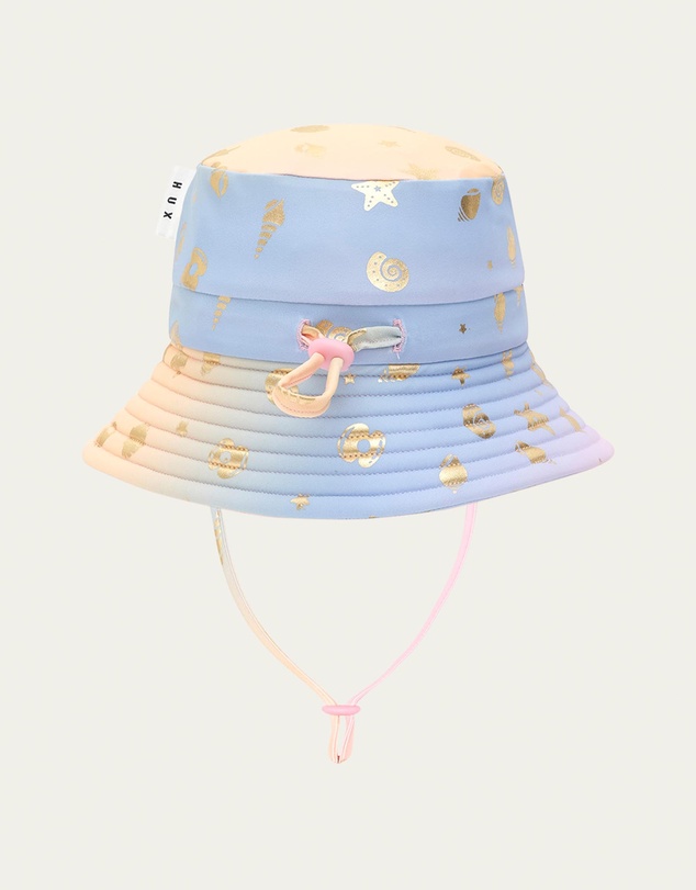 Huxbaby - Shell Foil Ombre Swim Hat - ICONIC EXCLUSIVE - Kids
