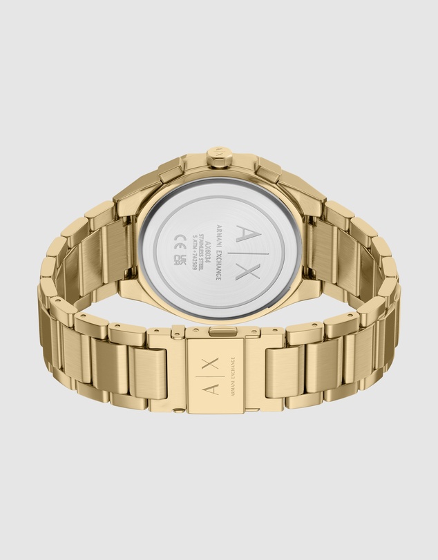 Armani Exchange - Gold Tone Chronograph Watch