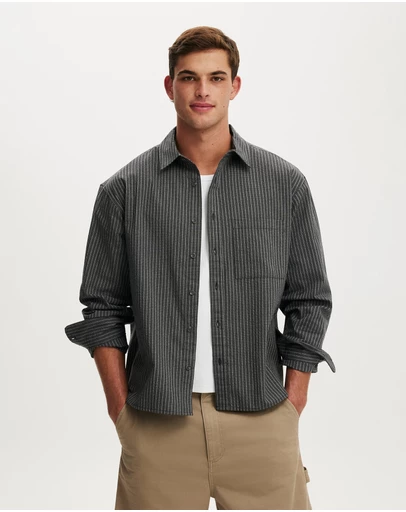Cotton On - Hudson Long Sleeve Shirt