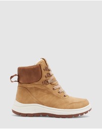 Roxy - Womens Karmel Lace-Up Boots
