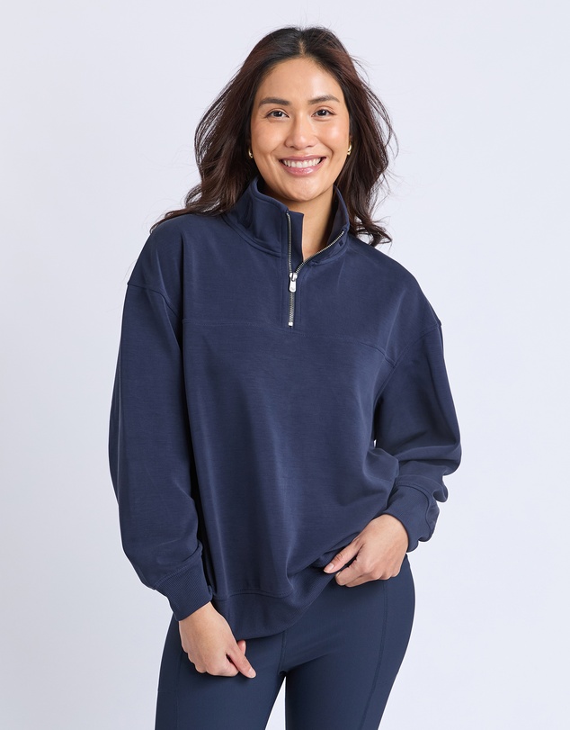 Foxwood - Luxe Zip Crew