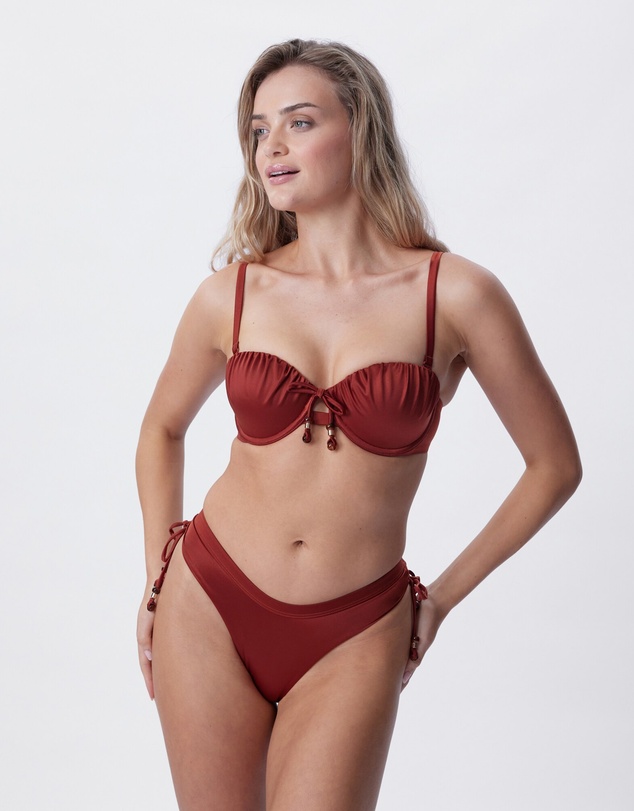 Bras N Things - Corsica Strapless Balconette Bra - Rust