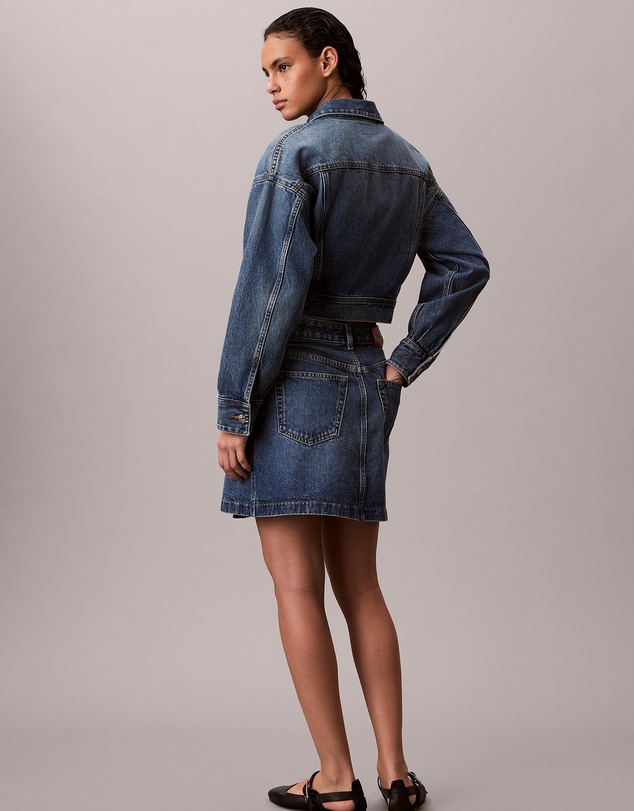 Calvin Klein Jeans - Denim Mini Wrap Skirt