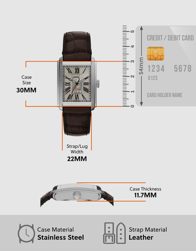 Fossil - Carraway Brown Analogue Watch