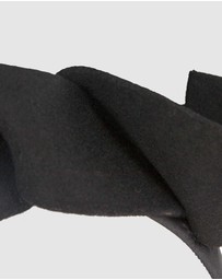 Max Alexander - Felt Black Spiral Fascinator