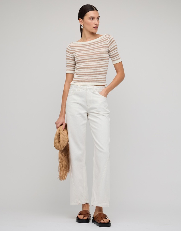 Staple the Label - Echo Stripe Knit Tee
