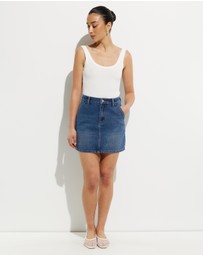 Calli - Alex Denim Skirt
