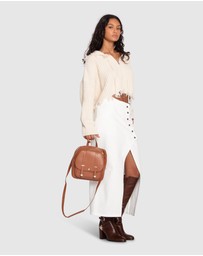 Belle & Bloom - Can't Forget You Denim Midi Skirt