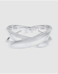 Elli Jewelry - Ring Cross Design 925 Sterling Silver
