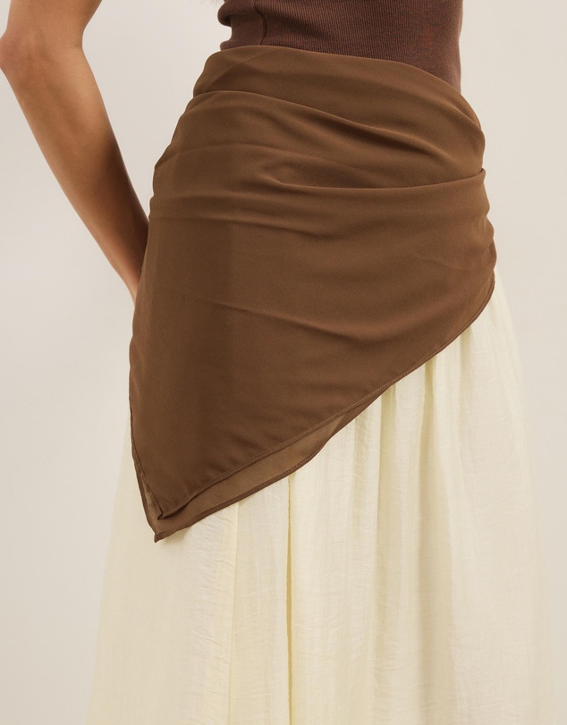 Atmos&Here - Sammie Maxi Skirt With Detachable Scarf