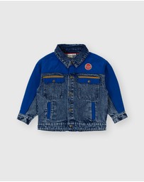 Goldie + Ace - Colour Block Vintage Denim Jacket - Babies-Kids