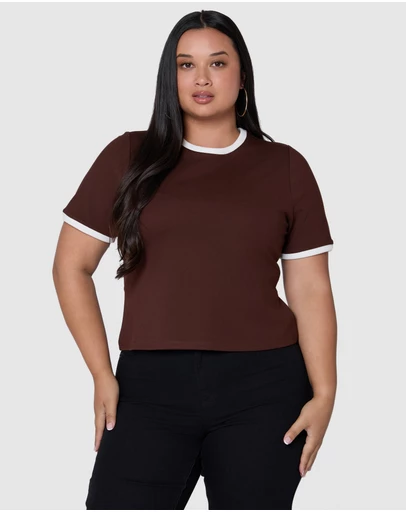 Sunday In The City - Luxe Contrast Tee