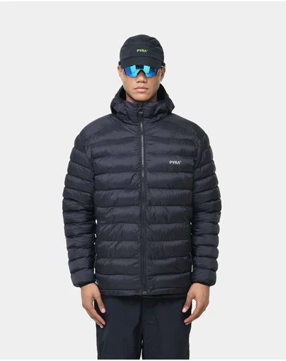 PYRA - SUMMIT PUFFER JACKET - BLACK