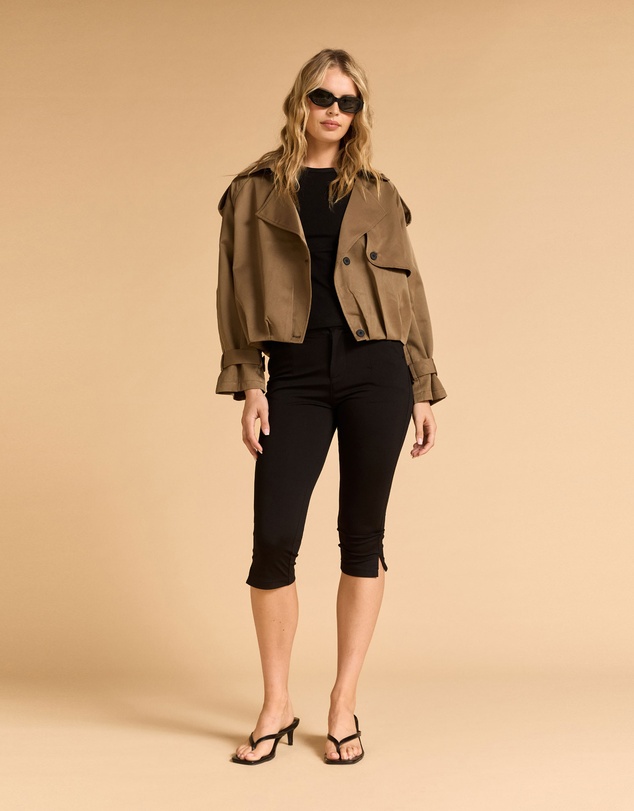 MVN - Cropped Trench Coat