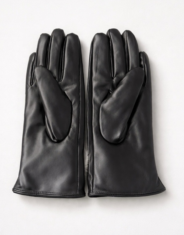 Mossée - Kelly Faux Fur Leather Gloves