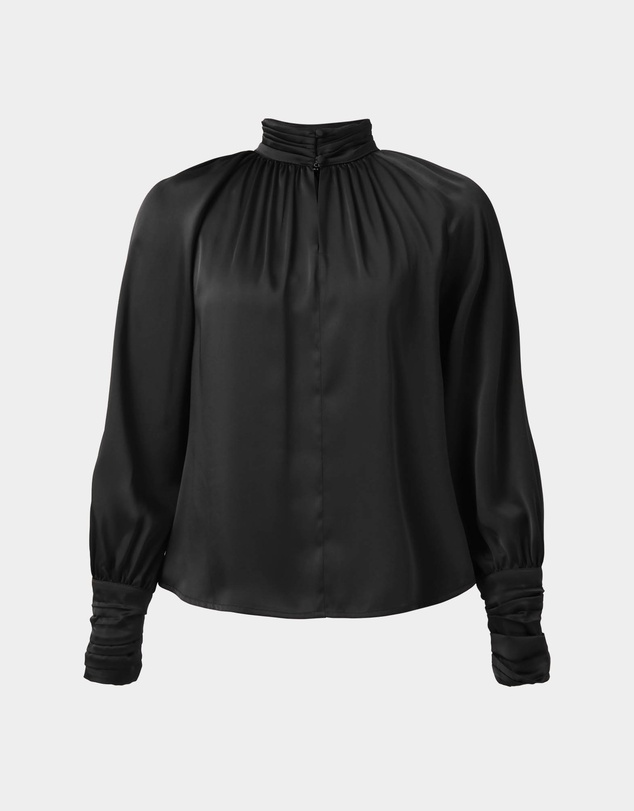 Forcast - Anna Pleated Satin Blouse