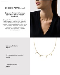 Emporio Armani - Gold Tone Necklace