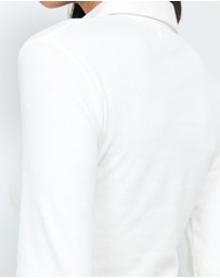 AERE - Iris Ribbed Fitted Polo