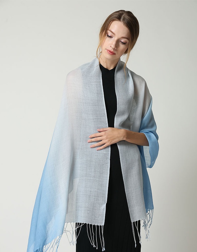 Ozwear Connection Uggs - Ugg 100% Merino Wool Tie Dye Scarf Dawn and Blue