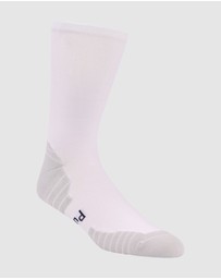 Pussyfoot - 4 Pack Sport Running Crew Socks – Compression & Coolmax