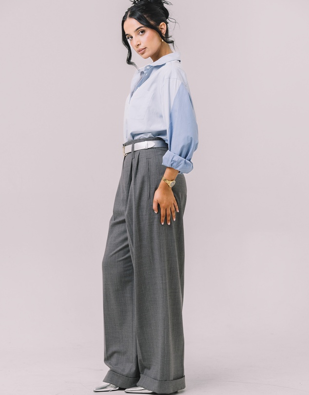 Youmsara - The Valenza Wool–Silk Trouser