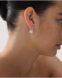Najo - Isla Silver Pearl (Grey) Earring