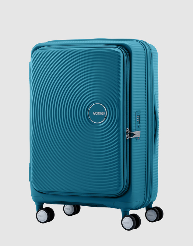 American Tourister - Curio Book Opening Check-In Medium 68cm Suitcase Expandable