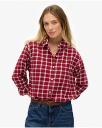 Superdry - Check Flannel Boyfriend Shirt