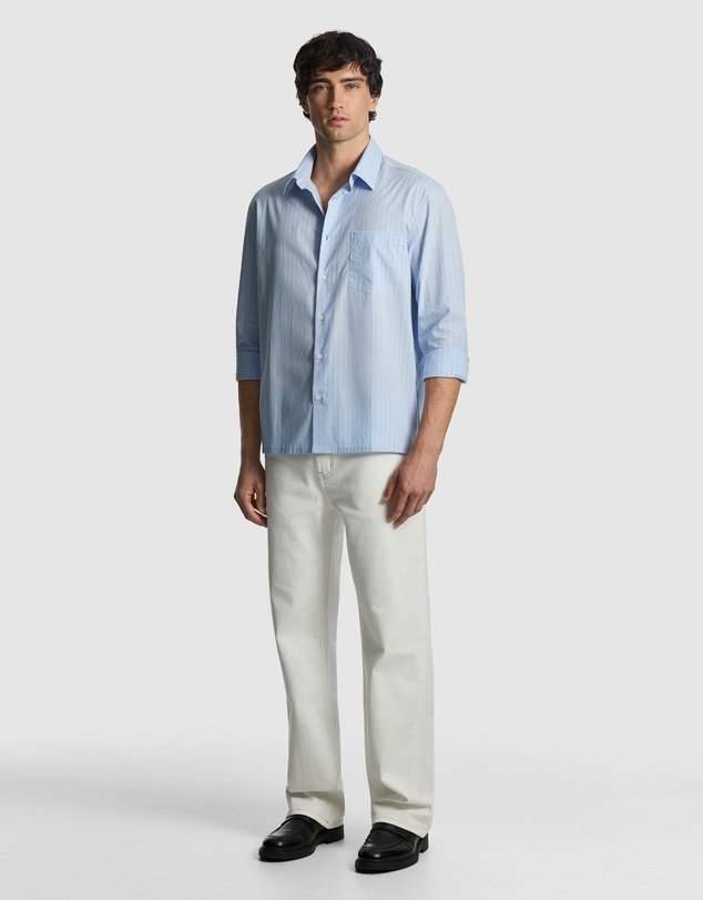 yd. - Chapman Stripe Relaxed Shirt