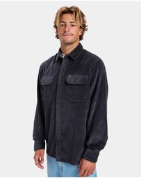 Quiksilver - Mens Venturo Cord Long Sleeve Shirt