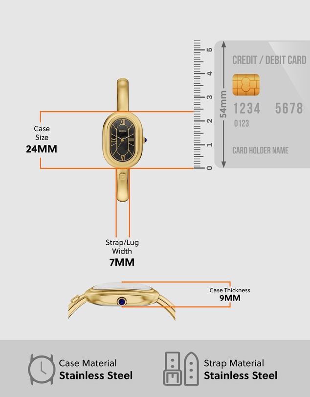 Fossil - Sloan Gold Tone Analogue Watch