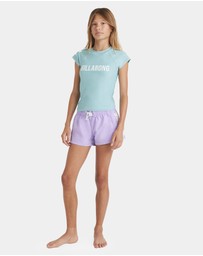 Billabong - Girls 8 to 16 heat Wave Surf Shirt