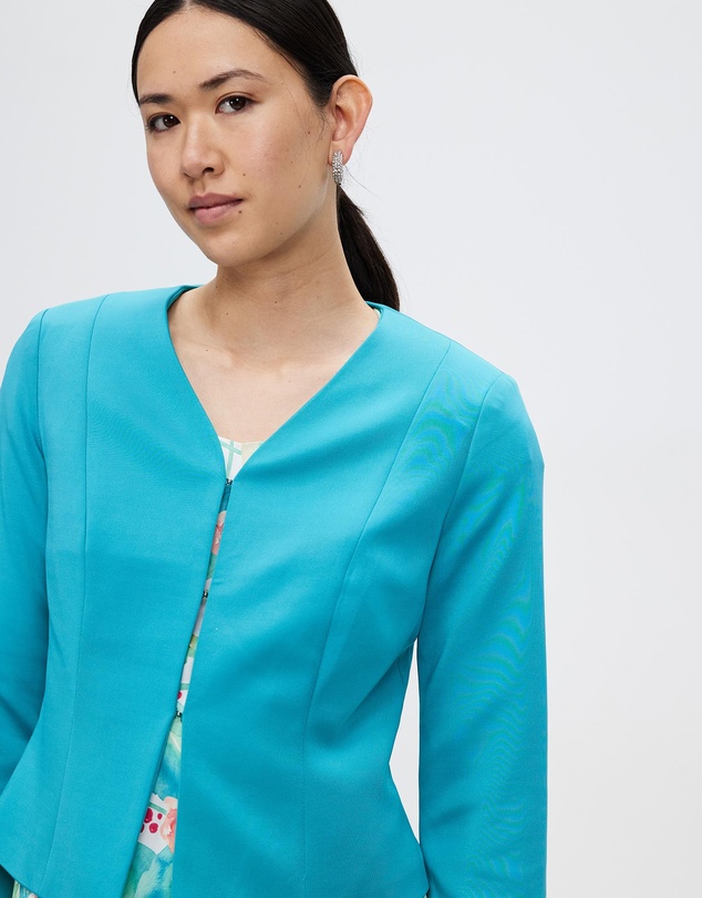 Pink Ruby - Spring Racer Crop Jacket