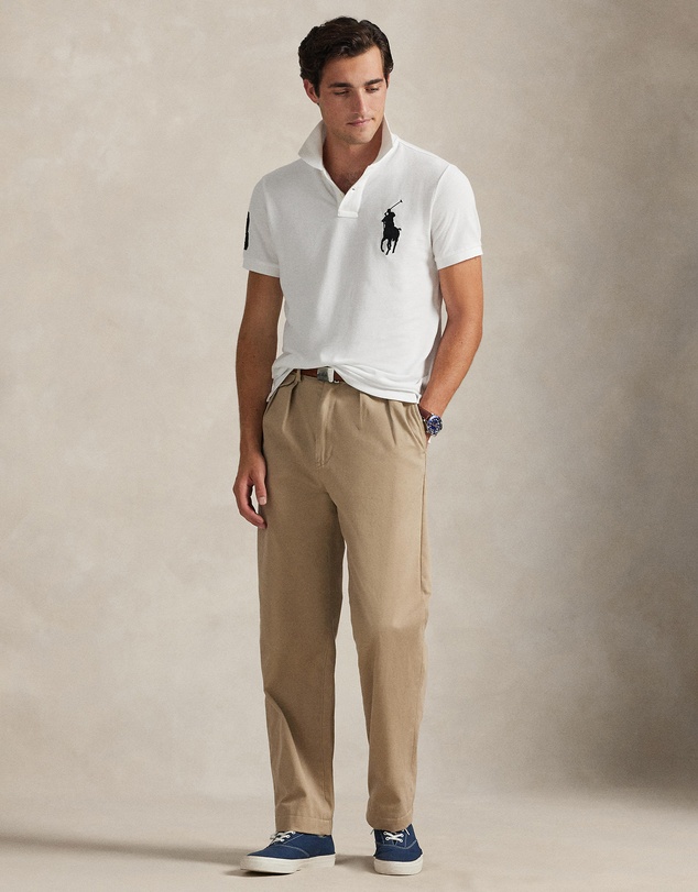 Polo Ralph Lauren - Custom Slim Fit Big Pony Mesh Polo Shirt
