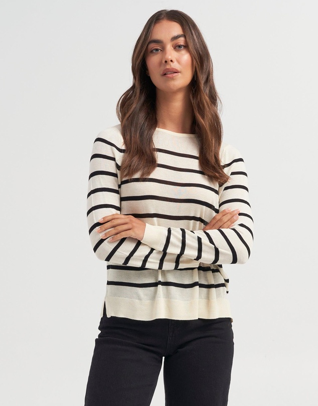 Vero Moda - Nova Long Sleeve Stripe Knit