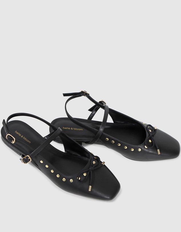 Belle & Bloom - True Romance Slingback Leather Flat