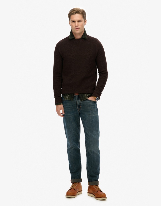 Superdry - Light Weight Cotton Texture Jumper