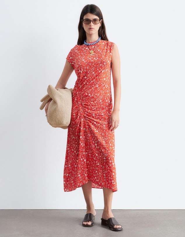 & Other Stories - Boat-Neck Midi Dress
