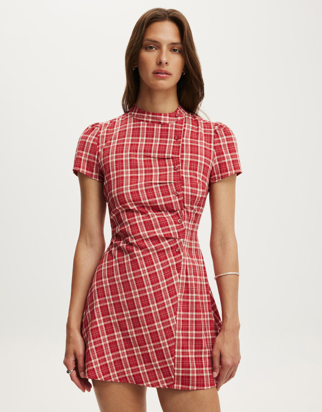 Cotton On - Nikki Button Mini Dress