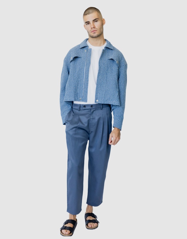 Justin Cassin - Mooney Button Cropped Pants
