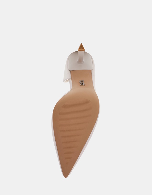 Steve Madden - Vena Ivory Pearl Satin Heels